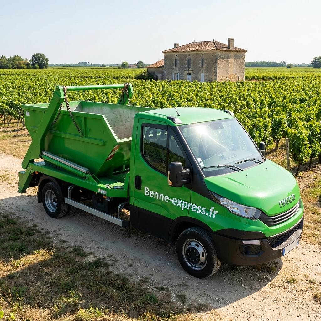 Location de benne à Abzac (33230) – Service Rapide pour Particuliers & Pros