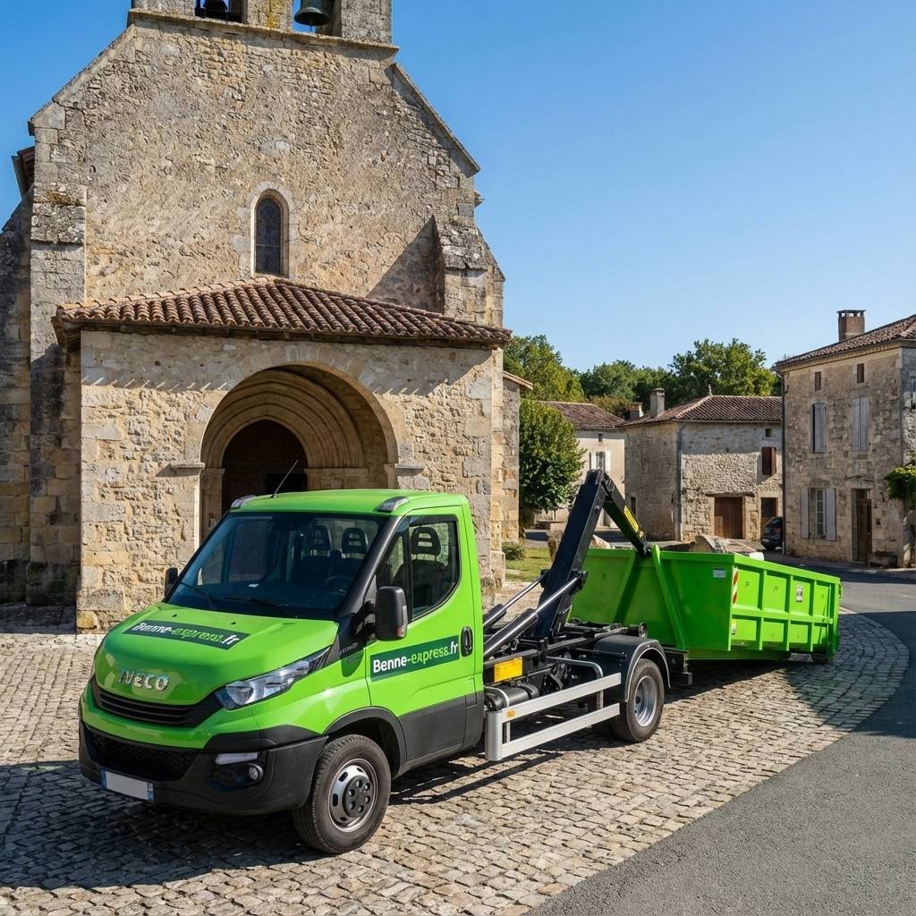 Location de benne à Bieujac (33210) : Solution d'évacuation rapide pour vos déchets