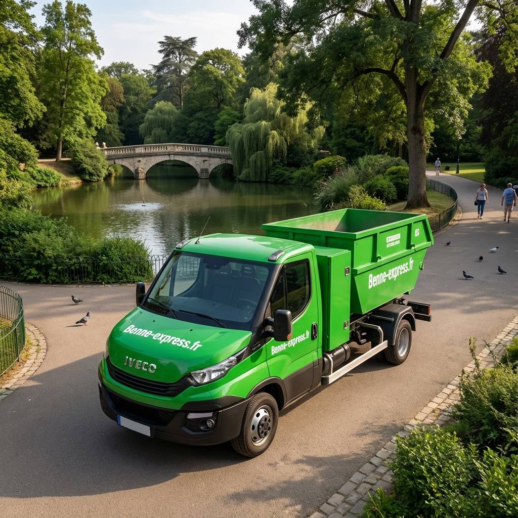 Location Benne Déchets Verts à Macau