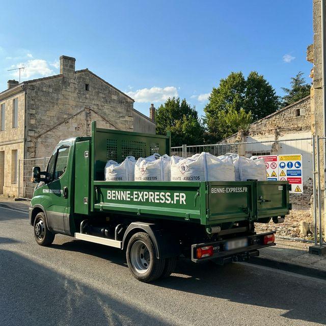 Location benne Amiante (Fibrociment) à Bruges - Image 1