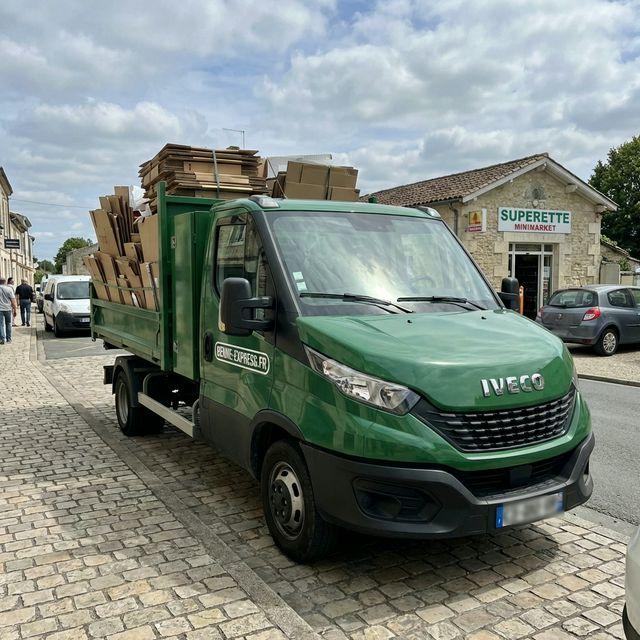 Location benne Carton et Papiers à Bruges - Image 1