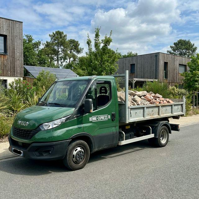 Location benne Gravats et Béton à Bruges - Image 1