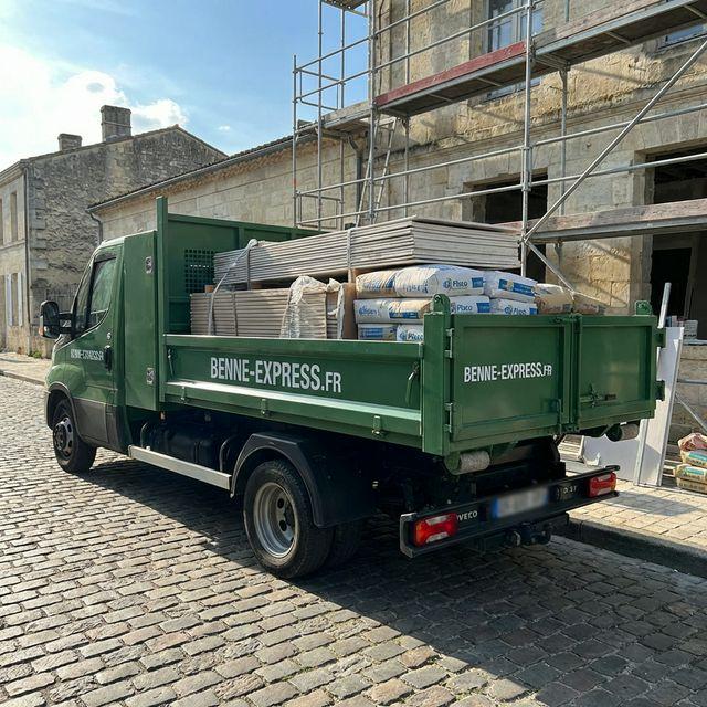Location benne Plâtre à Bruges - Image 1