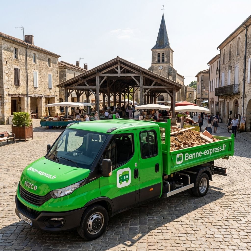 Location de benne à Auros