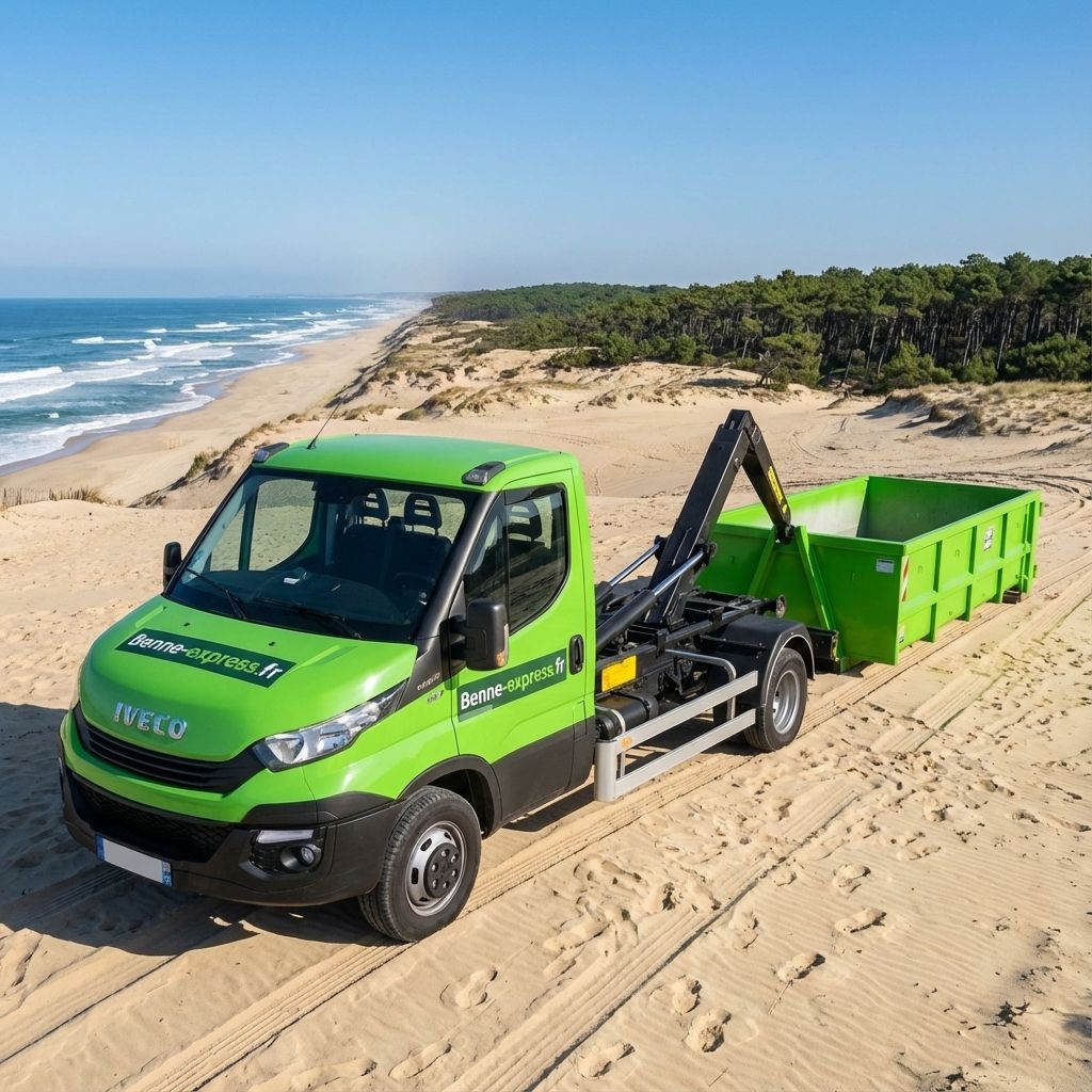Location de benne à Lège-Cap-Ferret