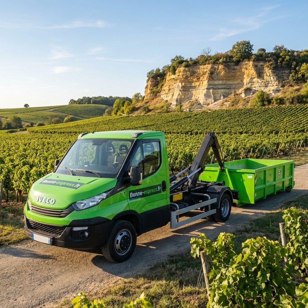 Location de benne à Sainte-Croix-du-Mont