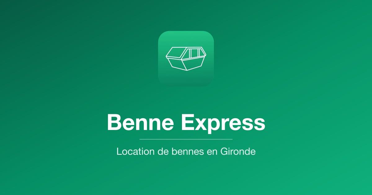 Location benne Gravats et Béton à Le Taillan-Médoc
