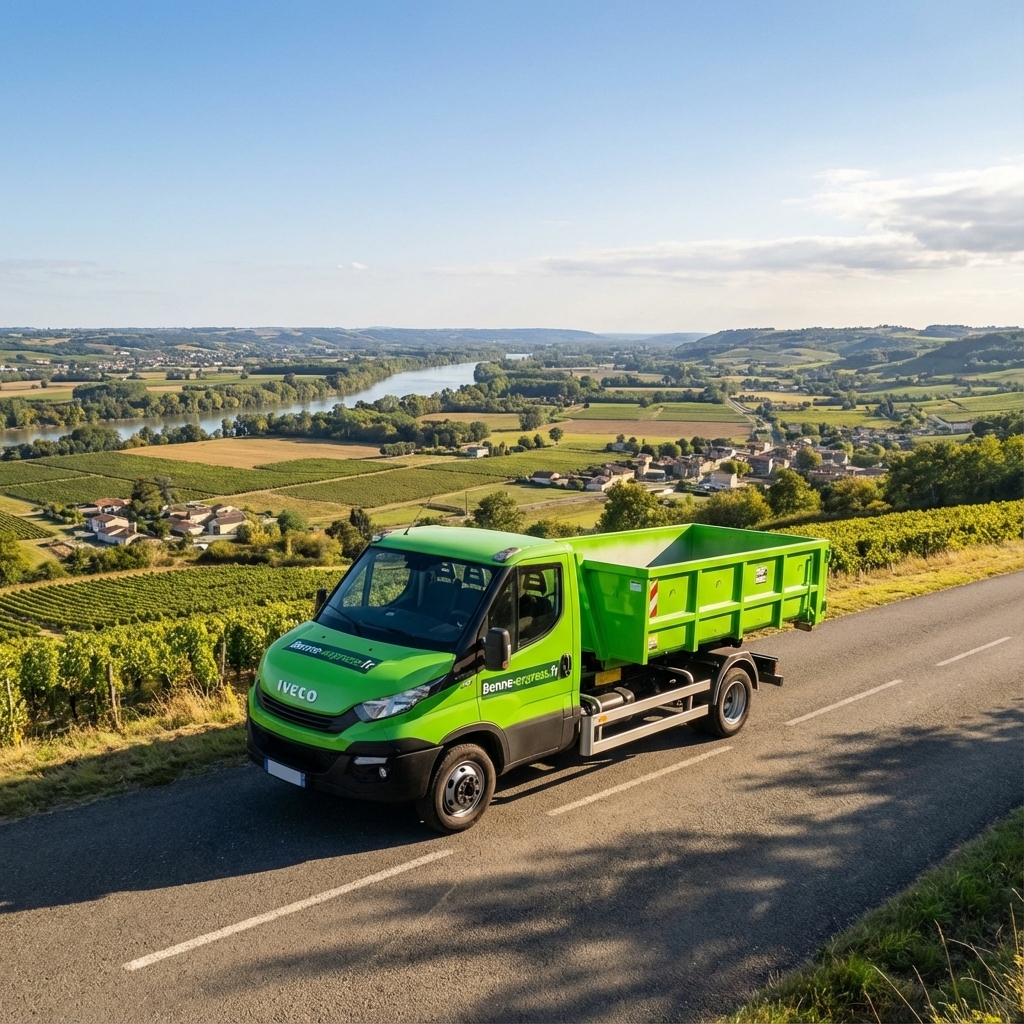 Location de benne à Béguey