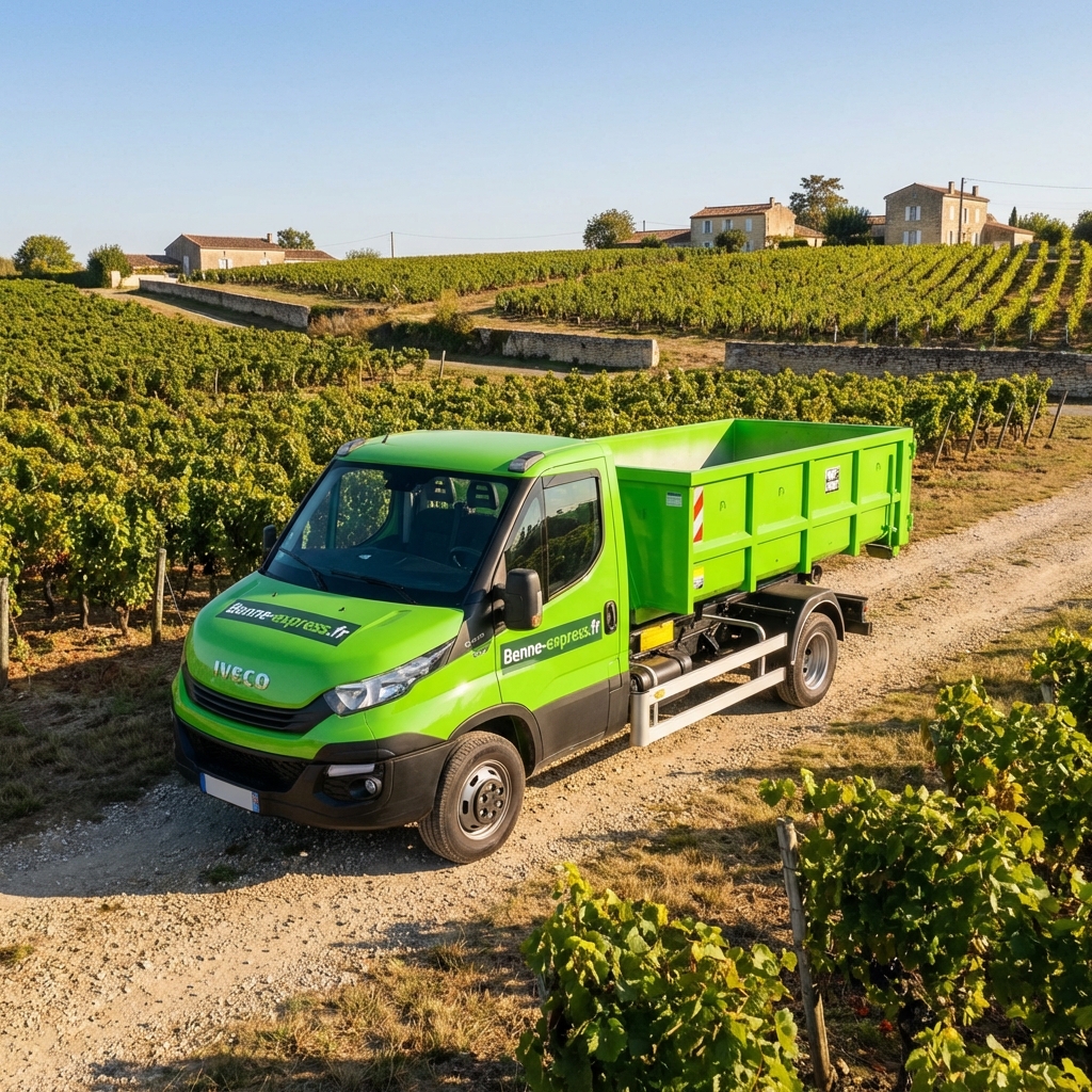 Location de benne à Cadillac-en-Fronsadais
