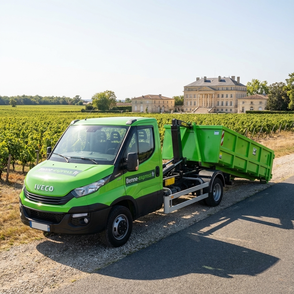Location de benne à Margaux-Cantenac